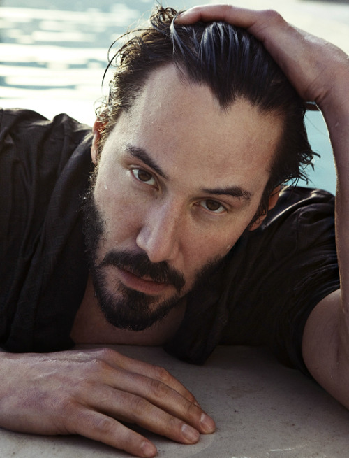 beyonces:Keanu Reeves photographed by Amanda de Cadene for Vogue Hommes International.