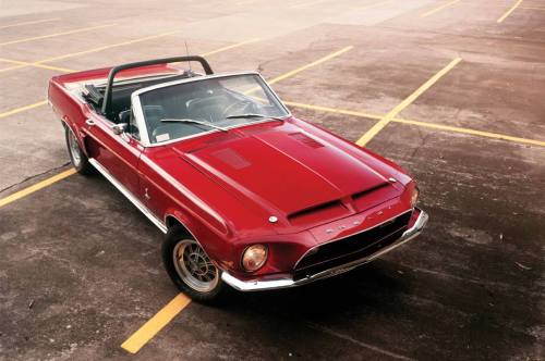 cars-of-muscle:  1968 Shelby GT 500 Convertible.