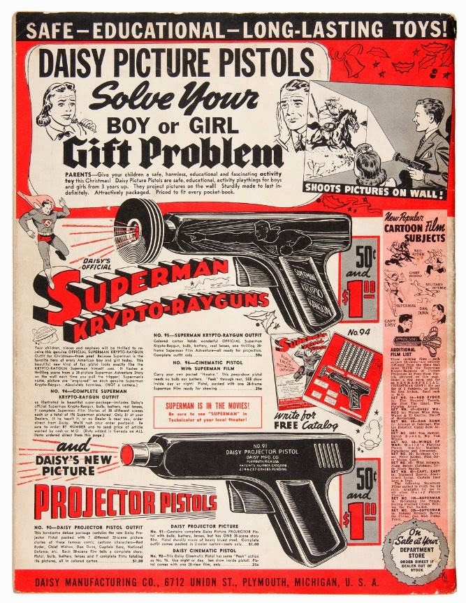 damsellover:  Superman’s Krypto-Raygun, comic ad 1950’s 
