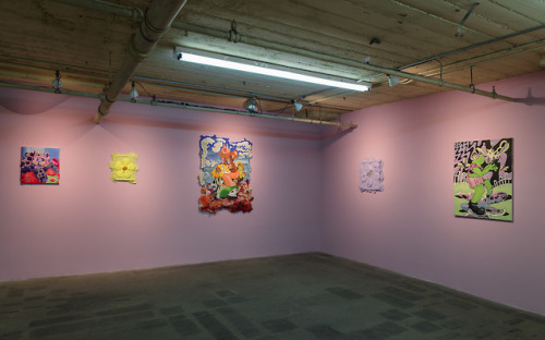 Installation Images of Alake Shilling’s exhibition “Monsoon Lagoon” Febr