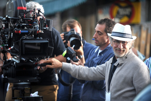 Steven Spielberg while filming Bridge of Spies (2015)