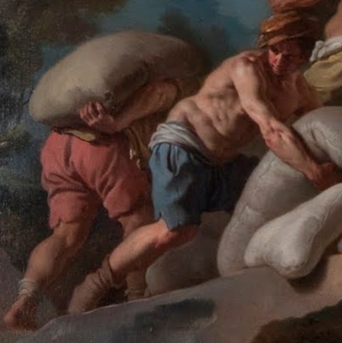 neapolis-neapolis:Francesco De Mura, San Benedetto provvede miracolosamente al grano