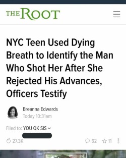 note-a-bear:  blackgiornogiovanna: spikeghost:  spikeghost:  25 years old. A grown man wanted a 16 years old child to date him and he killed her because she refused.   @Regranned from @feministajones  -  A 25 y/o man shot and killed a 16 y/o because she