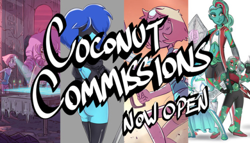 Commissions are finally open again! I have 5 new slots available, so check out the info page here if you’re interested!All current slots are full! Huge thanks to everyone who got one. If you missed out, new spots should be available in about 2 weeks