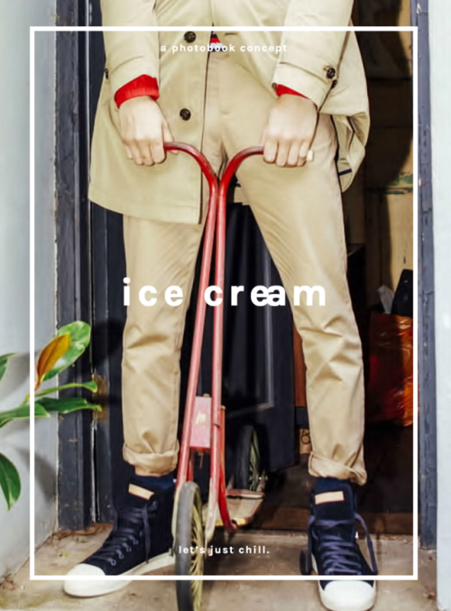 cytaoplasm: 10PM Ice Cream, A Lazy Day. A Chanyeol Photobook Concept. 