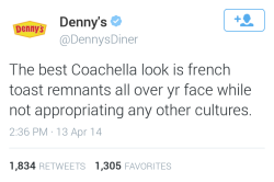 vvankinq:  When Denny’s is your unproblematic