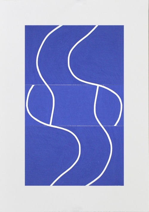 Liz Davidson, Dangling String Theory #11, 2015. Digital on paper.