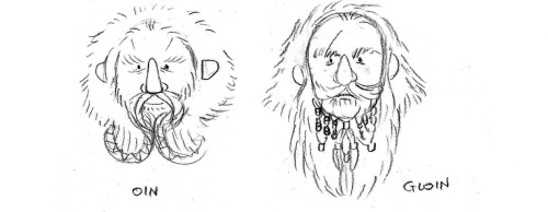 cielo-chii: I want to do the stikers with the faces of the dwarves and Bilbo maybe one day I will pa