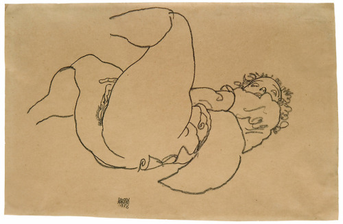 frequencebariole:Egon Schiele - drawing