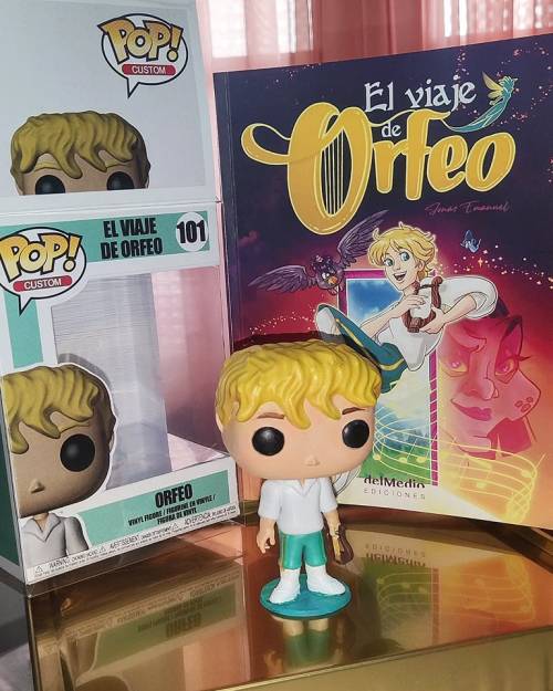  El funko pop personalizado de Orfeo, el protagonista de mi libro ilustrado “El viaje de Orfeo