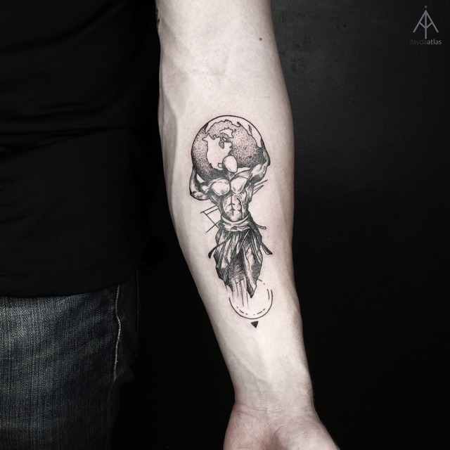 Atlas Tattoo/ Tatuaj Atlas by THTattoo on DeviantArt