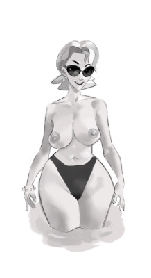 budu-nsfw:  beach mama   hnnng <3 <3