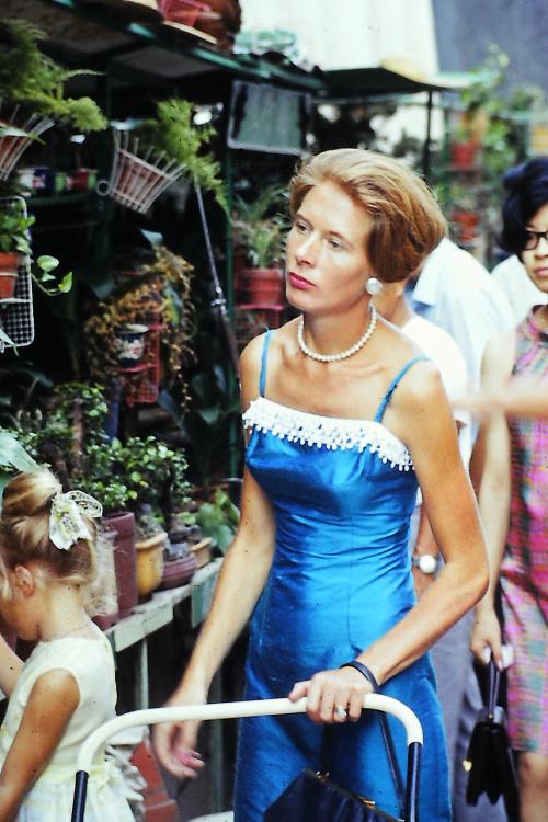 My mum market shopping. Hong Kong - 1966 by barriedalenick