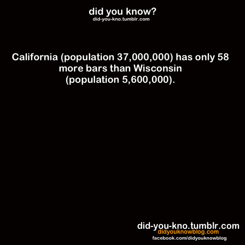 did-you-kno:  Source  I&rsquo;ve been to Wisconsin. There is nothing else to