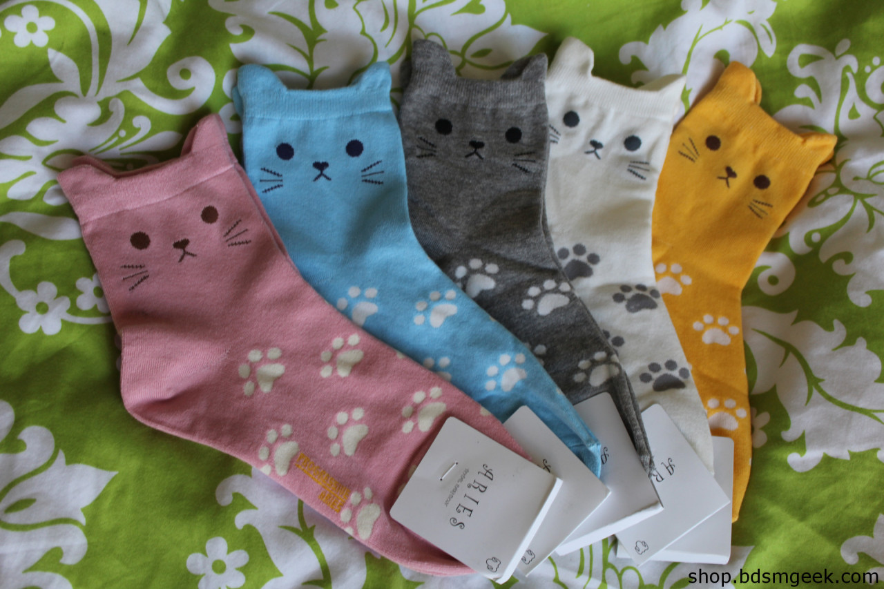 bdsmgeekshop:Kitty Cat Socks now is the shop!!!