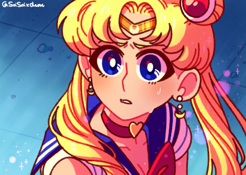 artsycrapfromsai:[on twitter][PLEASE DO NOT REPOST]tried my hand at the #SailorMoonRedrawChallenge!!