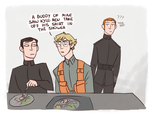 annicron: i subscribe to the idea of hux being the only one who doesn’t realize