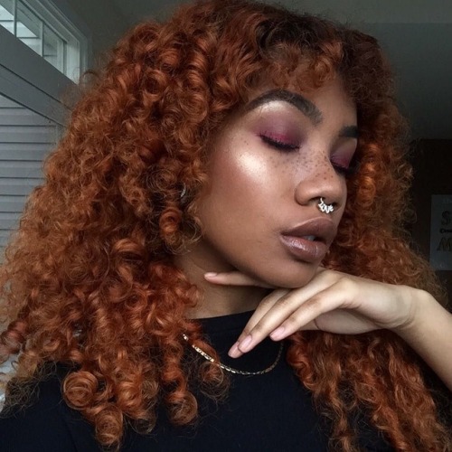 XXX assflat:black girls with ginger/copper hair photo