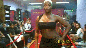 plussizeebony:  Sibongile Cummings in Luxury Valentine’s Day Fashion Show