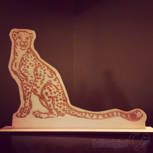 Laser Cut Cheetah!