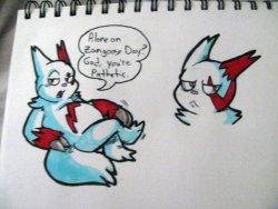 i was told to draw zangoose…