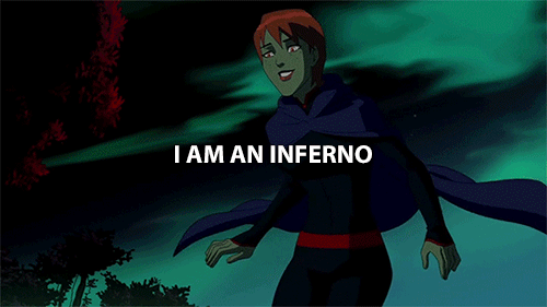 darkangelofdeath:  Woman? Is that meant to insult me? (inspired by x x) Teen Titans Ladies // Young Justice Ladies // Arkham Series Ladies //