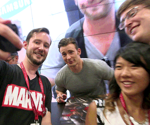 Chris Evans At Comic Con, 2014
