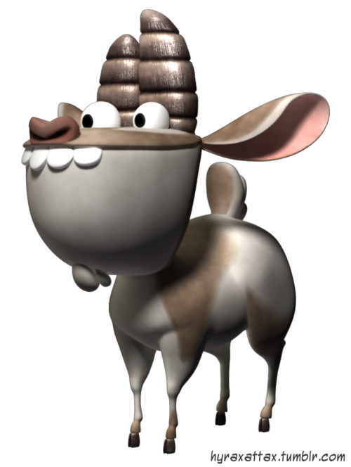 hyraxattax:I’ve been busy with school lately, so I haven’t had much time to work on Goatfrey.  The