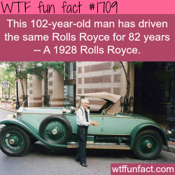 wtf-fun-factss:  A man has driven the same