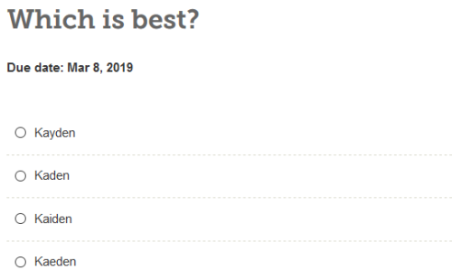 catwithaknife:here are my favourite babycenter.com poll questions from the past week