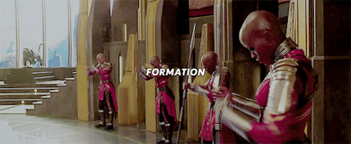 tanae-briana:stellahellaviola:They came to slay.I love Lupita in that second gif so much