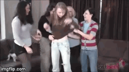 simoneee12345:  amybellarisa:  She’s stripped and tickled by her friends, who quickly