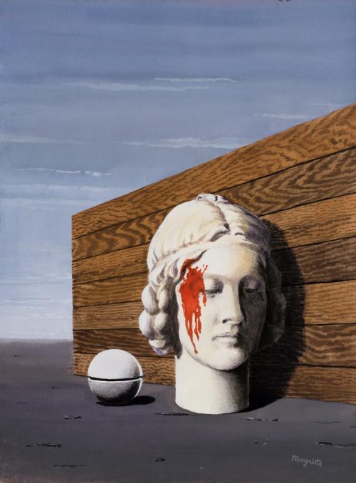 artimportant:Left: Rene Magritte - Memory (La Mémoire), 1940 Right : Rene Magritte - Memory, 1948 