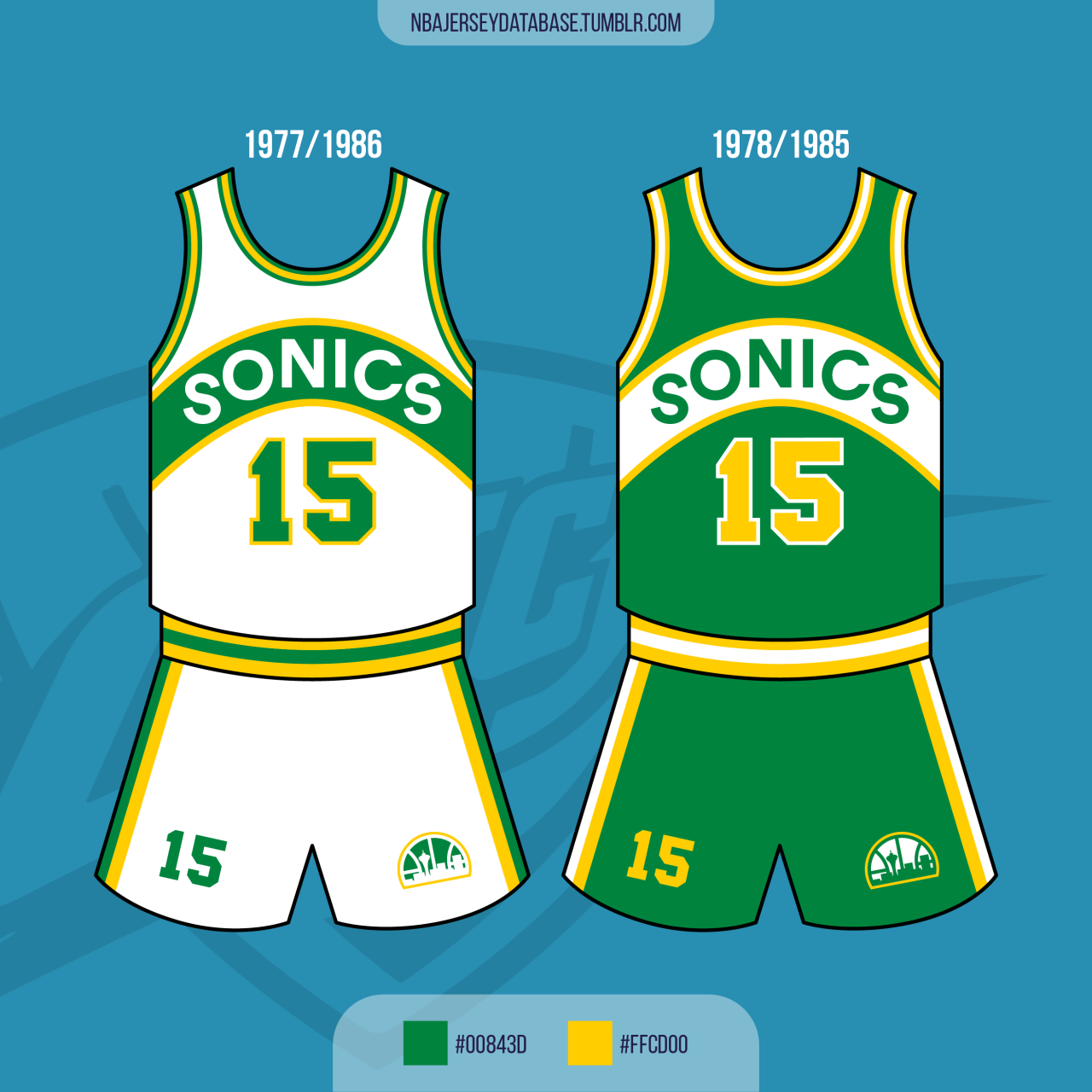 Which is your favorite jersey 2001-2008 : r/Sonics