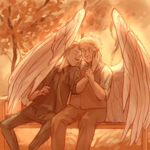 keymintt: hello i’m gay and tender and have been obsessed with good omens for the past like, t