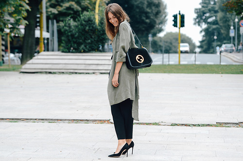 High Heels Blog wantering-blog: Fall Staple: Loose-Fit Trench  Add this outwear… via Tumblr