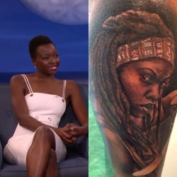 superselected:  Michonne Tattoos Are Very