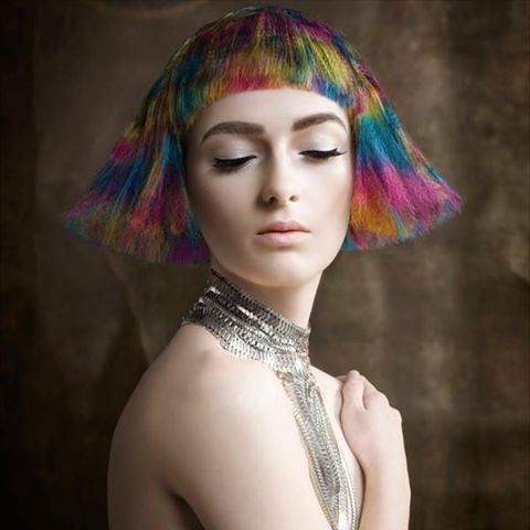 By Tony Richi #haircut #hairart #haircolor #dipdye #colorful #fashion #fashionista #hairdesign #bobh