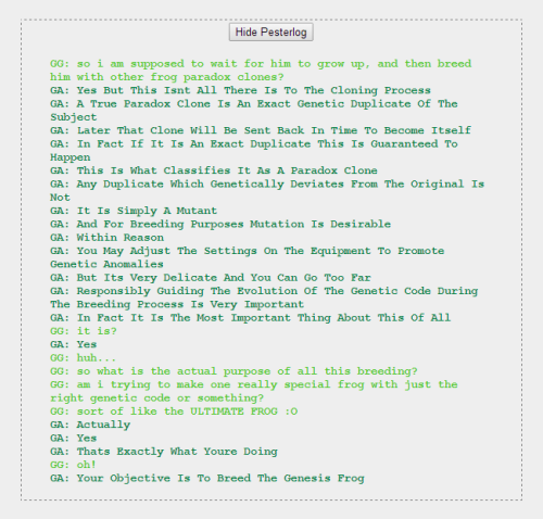 Jade and Kanaya’s 9th-13th convos.