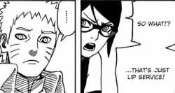 teacher-monica:  Naruto’s inner dialogue: “Thank goodness you’re only 12 years old because that can be understood in a really wrong way… damm! I should have stayed in the village doing a lip service to my wife instead of going through this b%llshit.