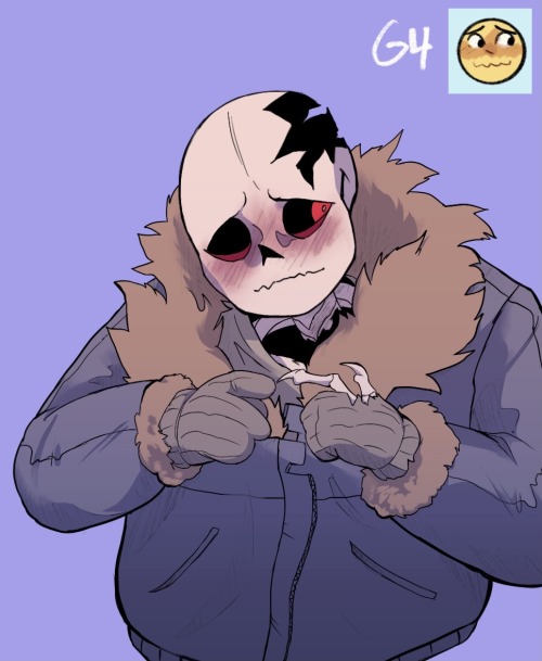 popatochisp — You x horror Sans. Looks like you got the best cat