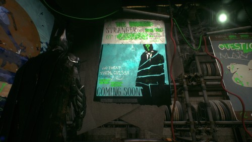 Look At Riddler's Vandalised Movie Posters