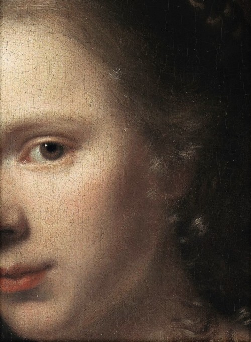Wallerant Vaillant — Portret van een jonge vrouw met drie kinderen (Portrait of a young woman with t