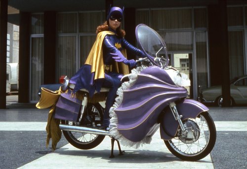 Batgirl…Ready for Action! Yvonne Craig portrayed librarian Barbara Gordon, and her alter ego 