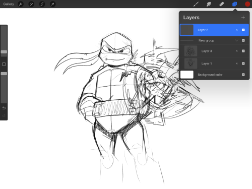 Hey, Indie, How Did You Make Raph's Fire When He's Using His Ninpo? What Brushes Did You Use And The