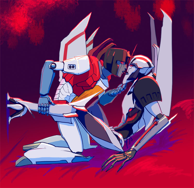 thepopetti:    What’s hotter than one Starscream? Two Starscreams of course! 