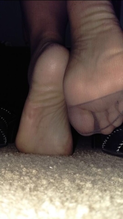 ninavontease1: Special pics for my horny little foot slave. Stroke your big cock and squirt while yo