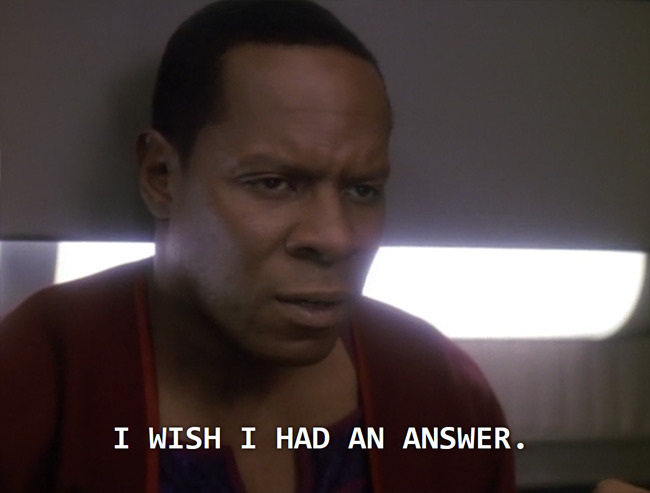 Always a relevant episode in this, the early 21st century