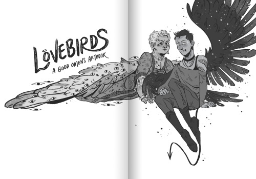 nim-lock: gingerhaole: nim-lock: Lovebirds, a Good Omens artbook Hello and welcome to a visual jou