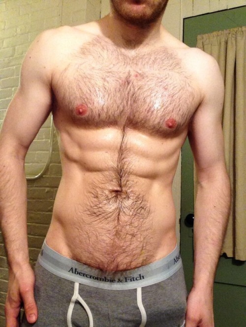 hairychestg:  itsonlypubes:  Work up a sweat!                                                           .HairyChestG   .Cock-Gif